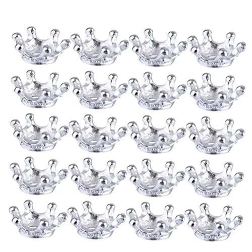 Produktbild: COHEALI 4 Packungen Schmuckzubehör Selber Machen Goldene Anhängerkrone Goldanhänger Für Armband Krone Spacer Charms Anhänger Krone Anh?nger Kronenanhänger Kopfbedeckung Gehege