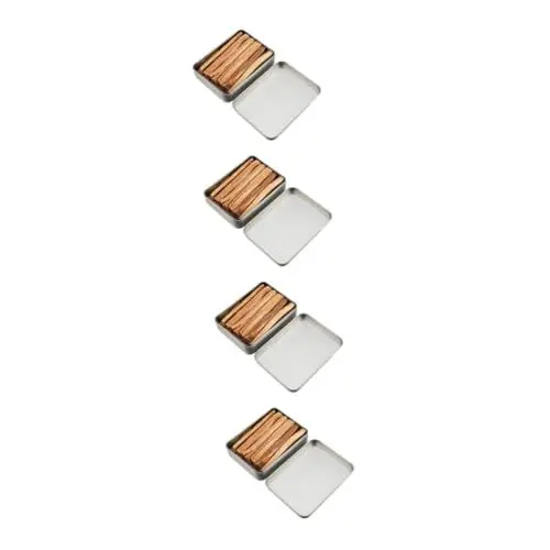 Produktbild: COHEALI 4 Sätze Holzanzünder für den Außenbereich outdoor feueranzünder outdoor Holzkohlebrennlatte für den Außenbereich Fatwood Anzündstäbchen Kamin Streichhölzer Holz anzünden