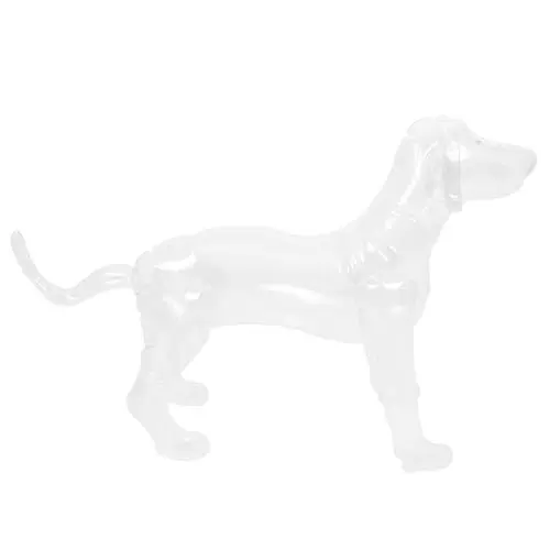Produktbild: COHEALI 4 Stück Aufblasbare Hundeschaufensterpuppe Haustierbedarf Aufblasbare Schaufensterpuppe Halloween-hundekostüme Cowboy-kostüm Für Hunde Hund Halloween Hundepullover Klein PVC Weiß
