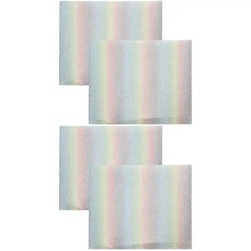Produktbild: COHEALI 4 Stück Transferfolie Wärmeübertragungsfolie Vinyl Kleidung Puff-Vinyl Vinylfolie Übertragen Weihnachts-Aufkleber Zum Aufbügeln Wärmeübertragungsvinyl Selbstgemacht 3D Membran Htv