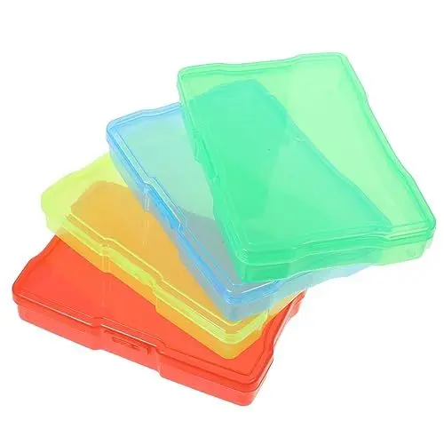 Produktbild: COHEALI 4 Stücke Boxen Fotokoffer Gehäuse Für Elektronische Komponenten Fotobewahrer Karten-Organizer-Box Mit Trennwänden Kunststoffbehälter Plastik Pp Schmuckkästchen Mehrzweck 4X