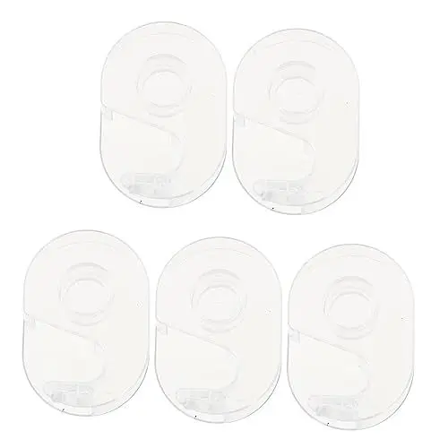 Produktbild: COHEALI 5St Papier halter tape dispenser tape cutter Aufkleber-Schneidemaschine transparente Bandschneideständer Wahsi-Klebebandspender Kisten zum Schneiden von Bändern Plastik