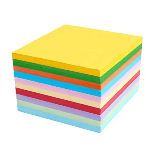 Produktbild: COHEALI 5 Packungen Origami-Papier kreativpapier buntpapier Bastelpapier kraft paper craft paper spezielles farbiges Papier origami quadratisches papier origami für DIY Papier