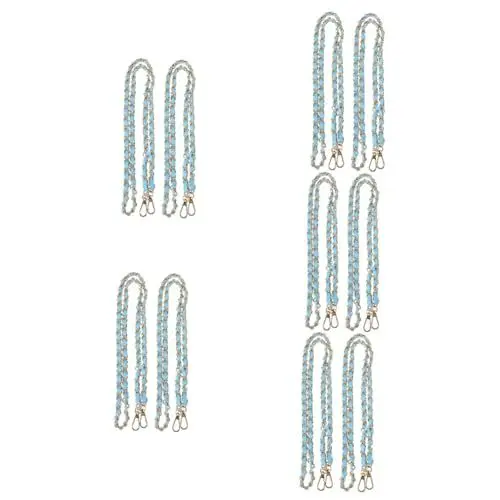 Produktbild: COHEALI 5 Sätze Taschenkettenriemen Handtaschenkettengriff Taschenzubehör Taschengriff Handtaschenkette Zuverlässige Geldbörsenkette Geldbörsenersatz Kette 2 Stück * 5
