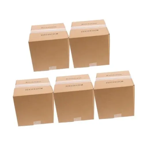 Produktbild: COHEALI 5 Stück Kartons Kartonverpackungen Verpackungswürfel Für Umzüge Versandkartons Kleine Würfelkartons Aus Pappe Robuste Kleine Umzugskartons Pappkartons Zum Basteln