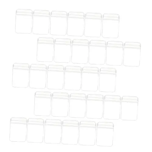 Produktbild: COHEALI 80St Foto Aufbewahrungstasche kleine Schmucktasche Anti-Anlauf-Schmuckbeutel klar aufbewahrungssack Storage Pockets Aufbewahrungstaschen Antioxidations-Schmuckbeutel Ohrring Tasche