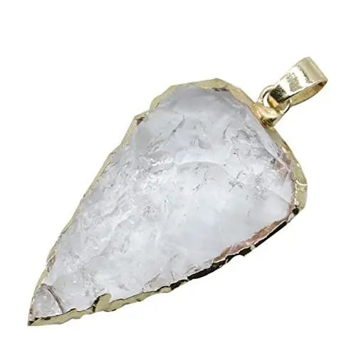 Produktbild: COHEALI Achat Charm Set Stein Accessoires Schmuck Hängend Weiß Kristall