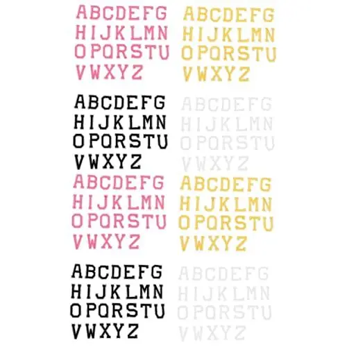 Produktbild: COHEALI Bestickte Jacke 8 Sets Buchstaben-Aufnäher Für Jeansjacken Computerzubehör Bestickte Jacken-Aufnäher Cartoon-Buchstaben-Aufnäher Für Jacken Mäntel Kleidungsaufnäher Für Zuhause