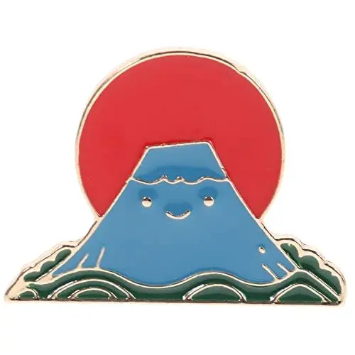 Produktbild: COHEALI Brosche Im Japanischen Stil Japanische Broschennadel Einfache Brosche Niedlicher Emaille-pin Für Kinder Kleid Brosche Elegante Brustnadel Geschenk Fräulein Zinklegierung Taschen
