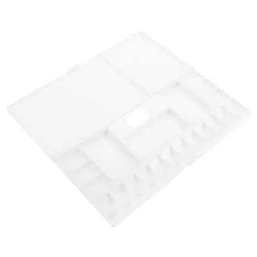 Produktbild: COHEALI Farbkasten Farbmischpalette kunststoffpaletten Farbfelder Pigmentschränke Tablett für Aquarellmalerei Künstler-Malpalette Kunst-Malkästen Aquarellpalette leer Plastik
