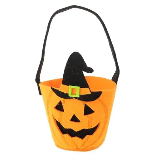 Produktbild: COHEALI Halloween Candy Taschen Spinne Bat Kürbis Nicht-woven Stoff Party Goodie Beutel Handheld Eimer