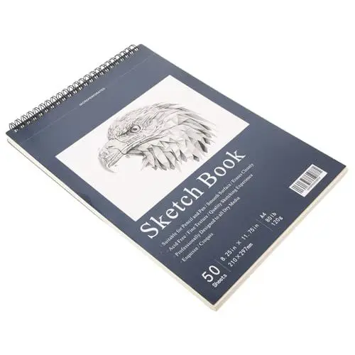 Produktbild: COHEALI Malbuch Malbücher zeichenbuch Malskizzenbuch bilder buch skizzen buch Künstler-Skizzenbuch Skizzenbuch für Fortgeschrittene Studenten Skizzenbuch Notizblock Graffiti-Pad Papier