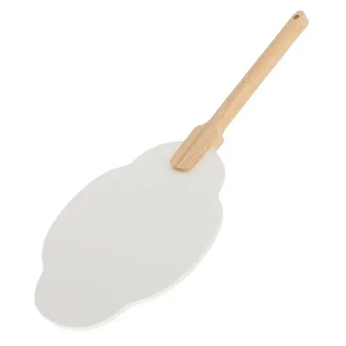 Produktbild: COHEALI Materialpaket Zur Herstellung Von Lackfächern Handventilatoren Für Kirchen Leere Paddel-fans Leere Hochzeitsfans Diy-graffiti-fans Runder Handfächer Paddel-fans Handheld Papier