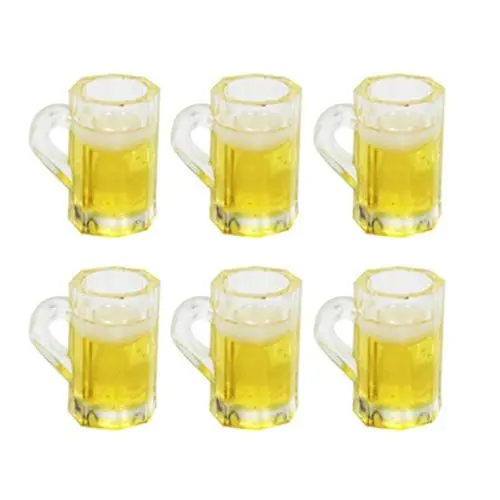 Produktbild: COHEALI Mini-Bierglas, 20 Stück, künstliche Biergläser, Mini-Szene, Flaschen, Bierbecher, Modelle, Miniatur-Dekoration, Trinkbecher
