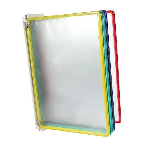 Produktbild: COHEALI Wandmontierter Aktenordner Wandpapierhalter Transparente Präsentationsmappen Dokumenten Papier Organizer Aufbewahrung Taschenordner Wand Akten Organizer Aktenbüro Wand