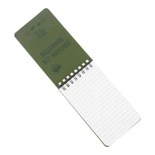 Produktbild: COHEALI wasserfester Notizblock Planungsunterlage Zeitplan-Notizblock glatter Schreibplanblock Notizblock für Studenten Kleines Notizbuch dekorativer Planungsblock Papier Green