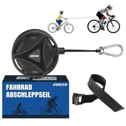 Produktbild: COICER Fahrrad Abschleppseil Kinder, 2M Fahrrad Traktionsseil, Eltern Kind Zugseil Abschleppseil Fahrrad Kinderfahrrad für Kinder MTB Bike Abschleppsystem