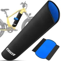 Produktbild: Coicer E Bike Akku Schutzhülle 28-45cm Umfang Schutz vor Kälte Schmutz Erhöht Laufzeit und Lebensdauer universale Passform Lackschutz für Bosch integrierte E bike zubehör Rahmenakku fahrrad abdeckung