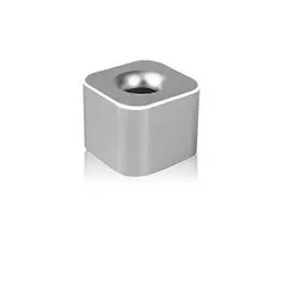 Produktbild: Coideal Aluminium Silber Stifthalter Behälter Basis für Stift, Zahnbürste, E-Zigarette Schreibtisch Aufbewahrungsorganisator - Perfekt für Heim & Büro, Theke & Bank, Lehrer & Studenten