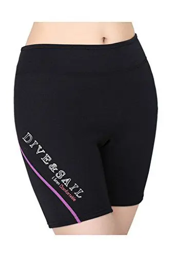 Produktbild: Cokar Badehose Neoprenhose 1.5MM Unisex Kurz Atmungsaktiv Wassersport Schwimmen Schnorcheln -S ,Violett