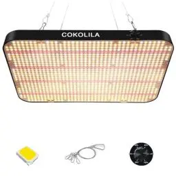 Produktbild: COKOLILA 2000W Led Grow Lampe mit Dimmbar, LED Pflanzenlampe Vollspektrum mit 1188pcs SMD Leds, UV & IR Dasiy Chain Funktion Grow Light für Zimmerpflanzen, Gemüse, Blume