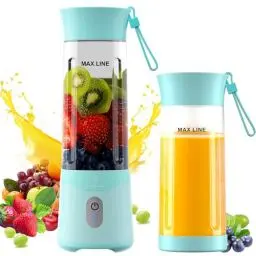 Produktbild: COKUNST Tragbarer Mixer für Smoothies und Shakes, 530ml Smoothie Maker mit 6 Klingen, Wiederaufladbarem Typ-C Portable Blender mit Reisedeckel, Mini Standmixer für Reisen, Küche (Mint Grün)