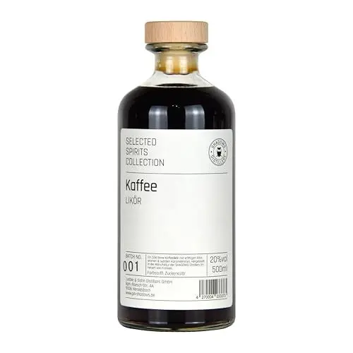 Produktbild: Cold Brew Kaffee Likör – SHADOWS Distillery – 500ml 20% vol – intensive Röstaromen mit feinen Karamellnoten ideal für Espresso Martini – Handmade Likör aus fränkischer Manufaktur