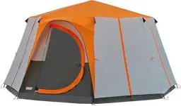 Produktbild: Coleman Zelt Cortes mit achteckiger Grundfläche, Herren damen, Cortes, orange - orange