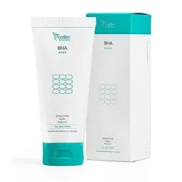 Produktbild: colibri skincare BHA Mask 150 ml - Aktivkohle Gesichtsmaske mit 2% BHA Salicylsäure - reinigt und verkleinert Poren - Hautreinigung für Gesicht gegen Mitesser mit Totes-Meer-Salz - Made in Germany