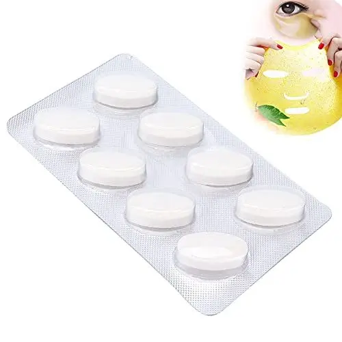 Produktbild: Collagen Tablets, Skin Whitening Collagen Tablet Gesichtsmaske DIY Collagen Tablet für Gesichtsmaskenhersteller, Whitening Lightening Collagen Capsule For Face Mask Fresh Fruit Machine Use