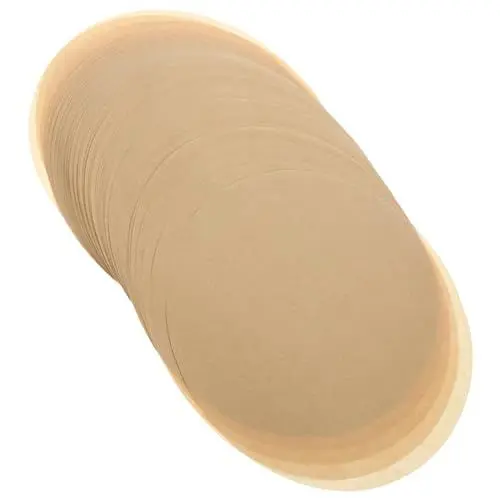 Produktbild: COLLBATH 100 Blatt Antihaft-backpapier Für Heißluftfritteuse Pergamentpapierblätter Zum Backen Runde Pergamentpapiereinlage