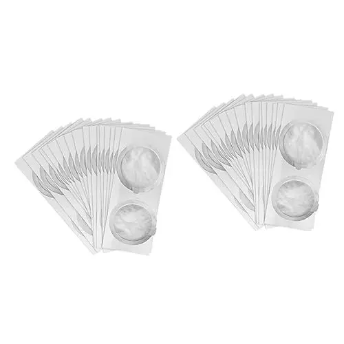 Produktbild: COLLBATH 2 Sets Versiegeln Sie Ihren Espresso-kaffee Aluminiumdeckel Klebedeckel Für Espressokapseln 50 Stück * 2
