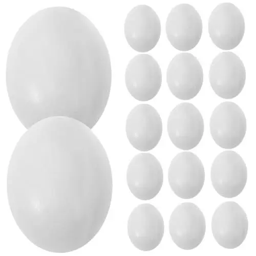 Produktbild: COLLBATH 10stücke Simulations Vogel Eier Prop Vogel Zucht Prop Falsche Ei Dekoration