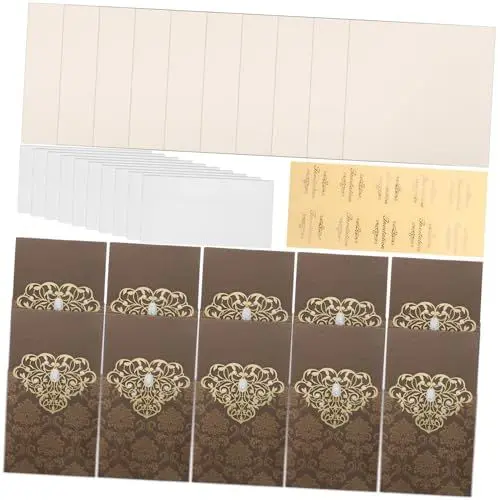 Produktbild: COLLBATH 10 Stück Bräutigam-Box Hochzeitseinladungskarten mit Umschlägen Brautset Brautparty für sie Ausgehöhlte Einladungen Farbe
