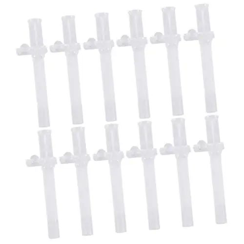 Produktbild: COLLBATH 2 Sets Silikon-strohhalme Für Wasserflaschen-düsen Flaschen Strohhalm-ersatz Für Jungen Und Mädchen Sichere Und Robuste Silikon-düsen Strohhalme 6 Stück X 2