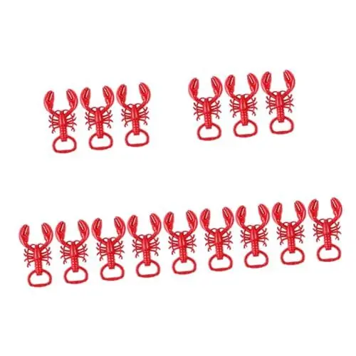 Produktbild: COLLBATH 5 Sets Mehrzweck-flaschenöffner in Flusskrebsform Zinklegierung Leicht Zu Drückender Getränkeöffner Für Zuhause Bierdeckelöffner Für Die Küche 3 Stück * 5