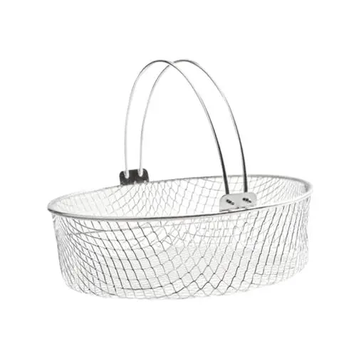 Produktbild: COLLBATH 1stück Edelstahl Ofen Mesh Tray Praktischer Luftfritteusen Korb Für Gleichmäßiges Garen Zum Trocknen Von Obst Nüssen Und Kräutern Leicht Und Langlebig Für Küche