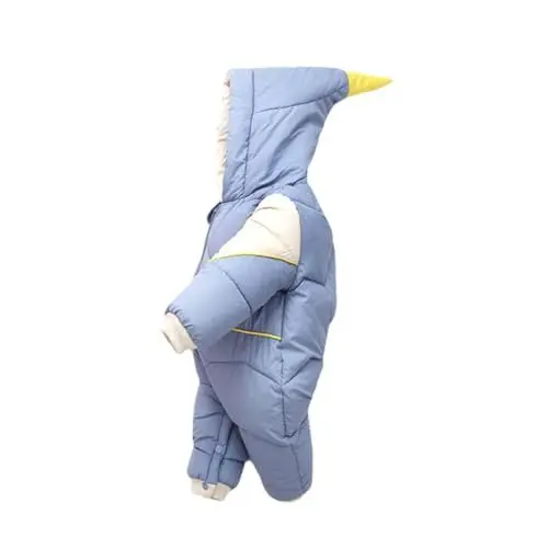 Produktbild: COLLBATH Einteiliger Overall Für Babys Und Kleinkinder Warm Mit Kapuze Glatter Reißverschluss Rot