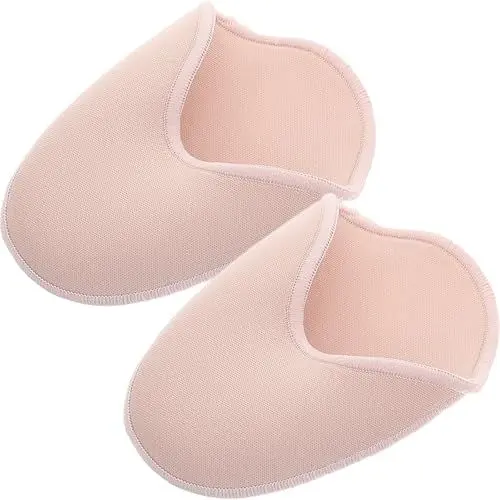 Produktbild: COLLBATH 1paar Zehenschutz Socken Für Damen Rutschfeste Zehentopper Halbsocken Für Vorfuß Atmungsaktive Und Unsichtbare Zehensocken Für Ballett Yoga Und High Heels