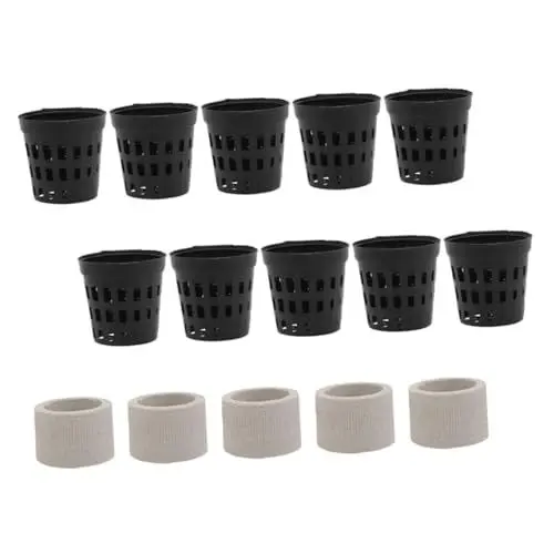 Produktbild: COLLBATH 1 Satz Aquarium Wasserpflanzen Fixringe Pflanztopf Für Aquarien Wasserpflanzen Fixhalter Hydrokultur Pflanzkorb Für Aquarien Wasserdicht Ideal Für Die Anzucht Von
