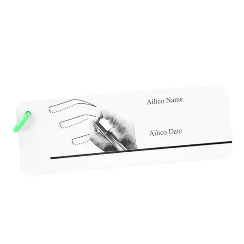 Produktbild: COLLBATH 1 Satz Vorlage für die Augenbrauenführung Schablonen zum Tätowieren von Augenbrauen Augenbrauenschablonen aus Papier brow tool augenbrauen set werkzeug Brauenführungsschablone