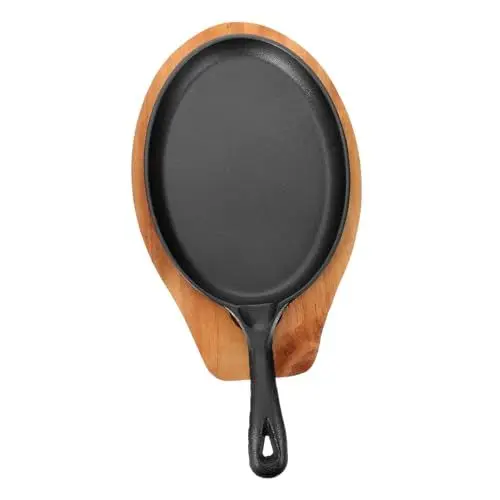 Produktbild: COLLBATH 1 Set Gusseisen Pfannengriff Bratpfanne Sichere Pfanne Backform Frühstückspfanne Eierpfanne Küchenpfanne Antihaft Pfannkuchenpfanne Kuchen Backblech Bratzubehör Brot