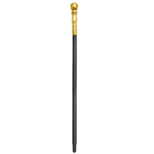 Produktbild: COLLBATH 1stk Dreiteiliger Stab Requisitenstock Zuhälterstock -zepter Goldstock Stockhalter Für Mobilitätsroller Schlangenkopfzepter Spielzeug Kobra-stab Halloween Arbeit Schmücken