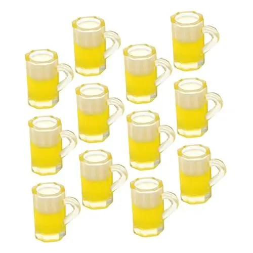 Produktbild: COLLBATH 20 Stück Simulation Bierkrug Miniaturbecher Mini Mini Bierkrüge Modell Mikro Landschaft Miniatur Bier Schnapsgläser Mini Bierkrüge Mini Zubehör