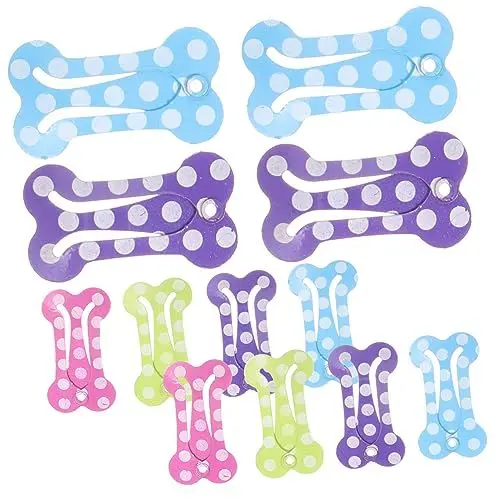 Produktbild: COLLBATH 20 Stücke Pet Haar Clips Hunde Haar Zubehör Hund Haar Haustier Hund Haarnadeln Set