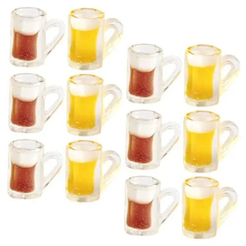 Produktbild: COLLBATH 20St -Puppenhaus-Bierbecher Puppenhaus-Bierkrug Ornament Modelle dekorative Miniaturbecher Getränke-Bierbecher-Modell spielen Suite Sake Kleines schmücken