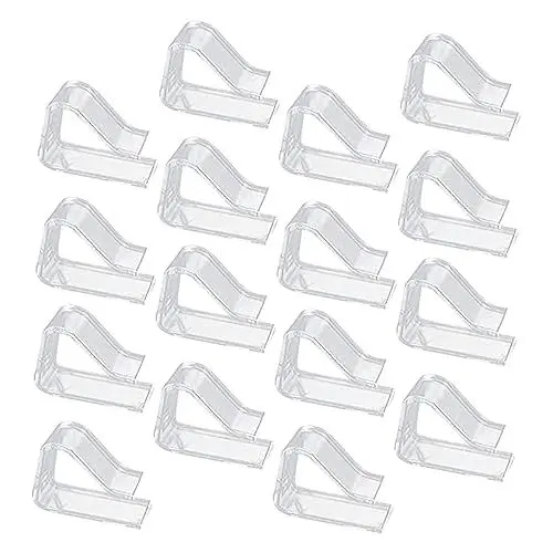 Produktbild: COLLBATH 20st Transparente Tischdeckenklammer Tischdeckenhalter Tischdecken-clips Befestigungsclip Für Tischdecken Tischdeckenklammern Tischschürzenklammern Pc-abdeckungsclips Stk