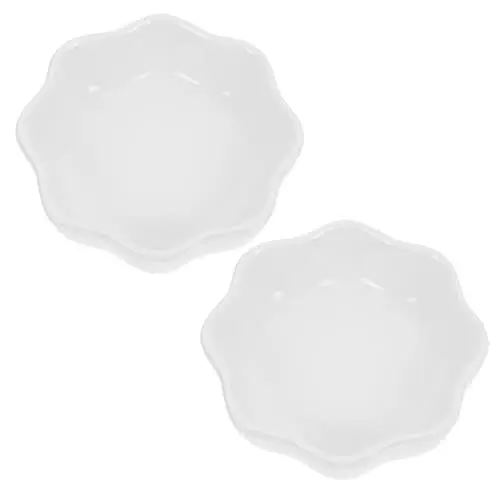 Produktbild: COLLBATH Elegante Keramik-Chinchilla-schüssel 2 Stück Futterspender Für Hamster Im Haushalt Mini-schüssel Für Haustiere Robust Und Einfach Verhindert Das Verschütten Von Futter