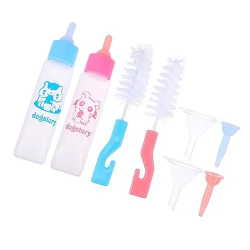 Produktbild: COLLBATH 2 Sätze Zubehör Für Babyflaschen -Tier-fütterungsflasche Pflegeset Für Haustiere Pflegeset Für Kaninchen Kätzchenflasche Babyflasche Für Den Haushalt Flaschenbürste Kieselgel