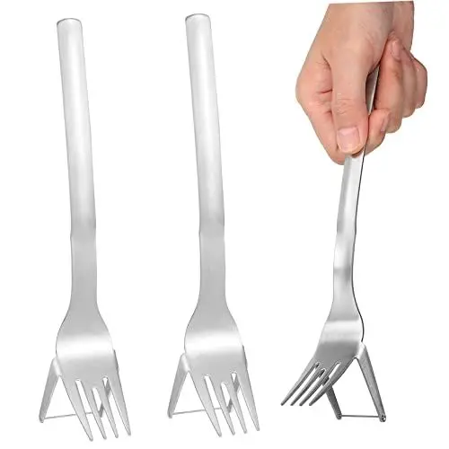 Produktbild: COLLBATH 2-in-1-wassermelonenmesser- -set Obstschneide- Und Hobelwerkzeug Für Salatplatten Easy Slice Server Aus Edelstahl Kompakte Küchenhelfer Für Zuhause Und Camping